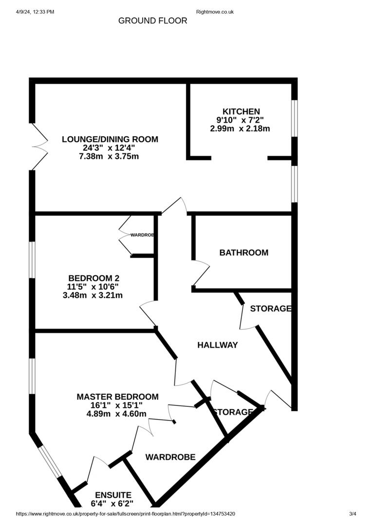 Property details for Streamside, Tuffley Asking Price £170,000 Vebra